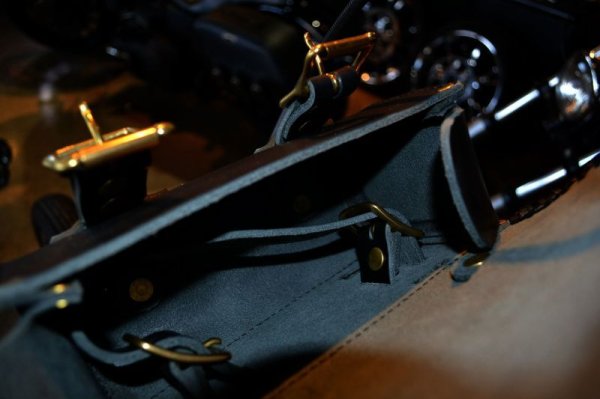 画像8: レザーツールバッグ(小) チェーンタイプ (8)