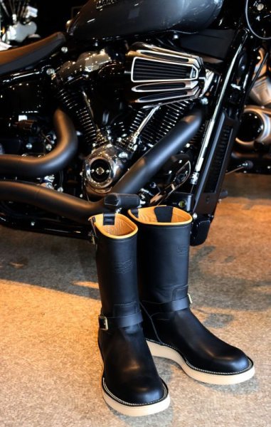 画像1: 【WEST RIDE/ウエストライド】ALL WEATHER ENGINEER BOOTS 2021　BLK (1)