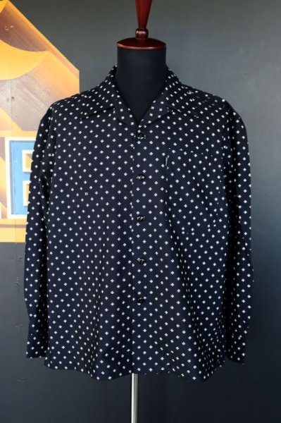 画像1: 【ViSE CLOTHING/バイスクロージング】CROSS DOT L/S Shirt (1)