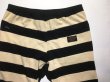 画像9: 【WESTRIDE/ウエストライド】BORDER SHORTS　BLACK/CREAM (9)