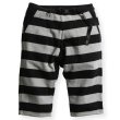 画像1: 【WESTRIDE/ウエストライド】BORDER SHORTS　BLACK/GRAY (1)