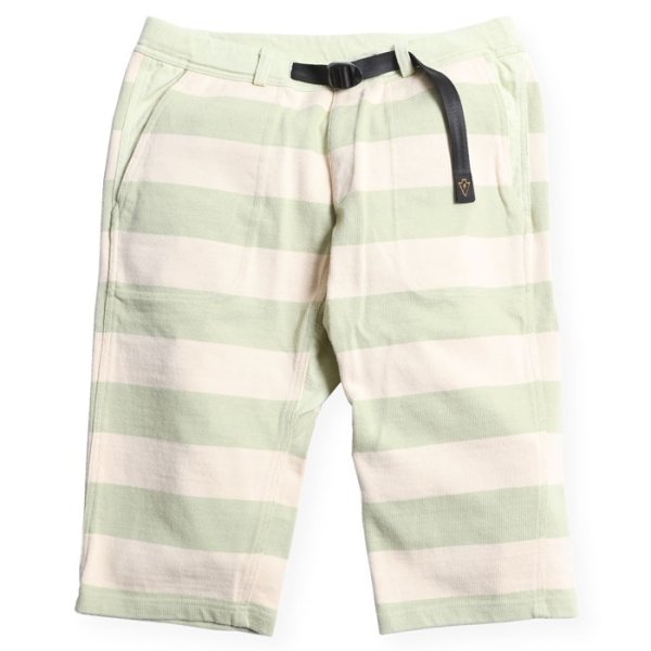 画像1: 【WESTRIDE/ウエストライド】BORDER SHORTS　PEANUT/CREAM (1)