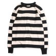 画像1: 【WESTRIDE/ウエストライド】HEAVY BORDER LONG TEE　BLACK/CREAM (1)