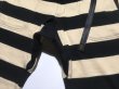 画像8: 【WESTRIDE/ウエストライド】BORDER SHORTS　BLACK/CREAM (8)