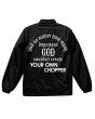 画像3: 【ViSE CLOTHING/バイスクロージング】BB-23 Nylon Coach Jacket　BLACK (3)