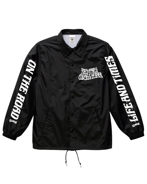 画像1: 【ViSE CLOTHING/バイスクロージング】Z-CFFV Nylon Coach Jacket　BLACK (1)