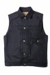 画像1: 【ViSE CLOTHING/バイスクロージング】24_Cross Denim Vest 4th (1)