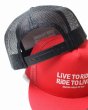 画像4: 【ViSE CLOTHING/バイスクロージング】LRRL Cotton Mesh Cap　BLACK (4)