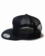 画像3: 【ViSE CLOTHING/バイスクロージング】LRRL Cotton Mesh Cap　BLACK (3)