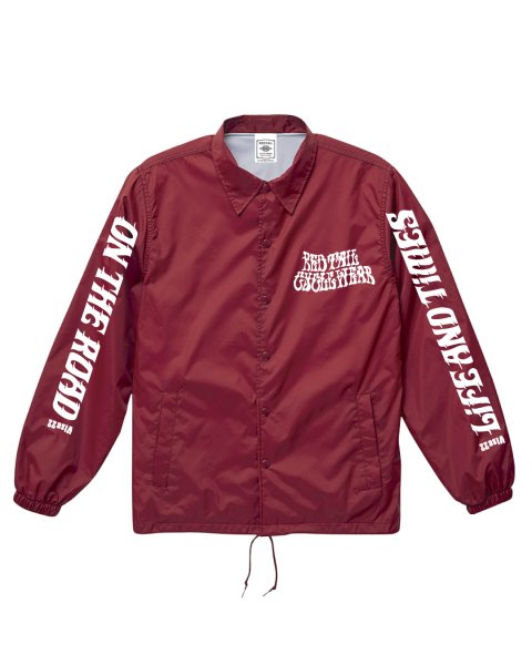 画像1: 【ViSE CLOTHING/バイスクロージング】Z-CFFV Nylon Coach Jacket　WINE (1)