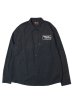 画像2: 【ViSE CLOTHING/バイスクロージング】FC-E Work L/S Shirt　BLACK (2)