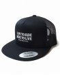 画像2: 【ViSE CLOTHING/バイスクロージング】LRRL Cotton Mesh Cap　BLACK (2)