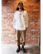 画像2: 【ViSE CLOTHING/バイスクロージング】V22-LRRL L/S T-Shirt　WHITE (2)