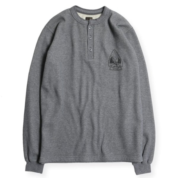 画像1: 【WESTRIDE/ウエストライド】BOMBER THERMAL HENLEY　GRAY (1)