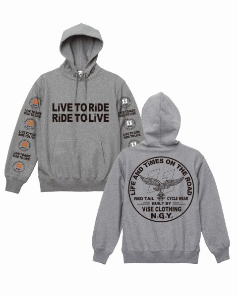 画像1: 【ViSE CLOTHING/バイスクロージング】V22-E/LTOR Heavy Weight Pull Over Parka　H.Gray (1)