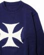 画像2: 【ViSE CLOTHING/バイスクロージング】24_BiG DADDY MC Sweater　Navy (2)