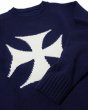 画像3: 【ViSE CLOTHING/バイスクロージング】24_BiG DADDY MC Sweater　Navy (3)