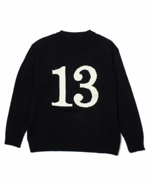 画像1: 【ViSE CLOTHING/バイスクロージング】24_ED MC Sweater　BLACK (1)