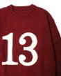 画像2: 【ViSE CLOTHING/バイスクロージング】24_ED MC Sweater　WINE (2)