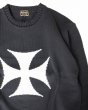 画像2: 【ViSE CLOTHING/バイスクロージング】24_BiG DADDY MC Sweater　Charcoal (2)