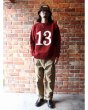 画像4: 【ViSE CLOTHING/バイスクロージング】24_ED MC Sweater　WINE (4)