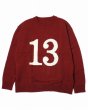 画像1: 【ViSE CLOTHING/バイスクロージング】24_ED MC Sweater　WINE (1)