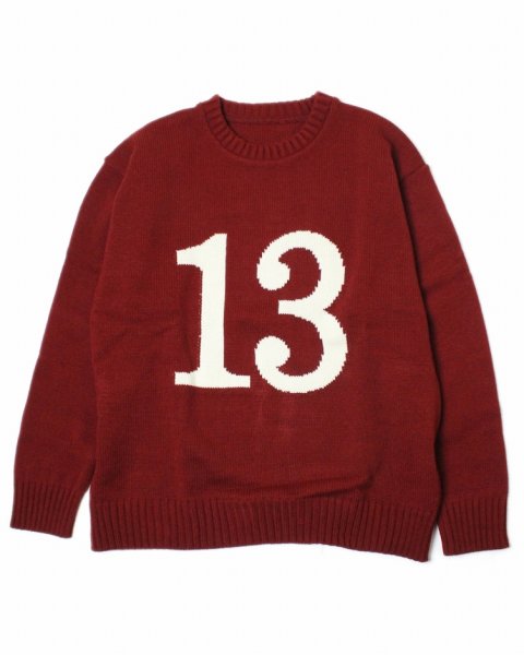 画像1: 【ViSE CLOTHING/バイスクロージング】24_ED MC Sweater　WINE (1)