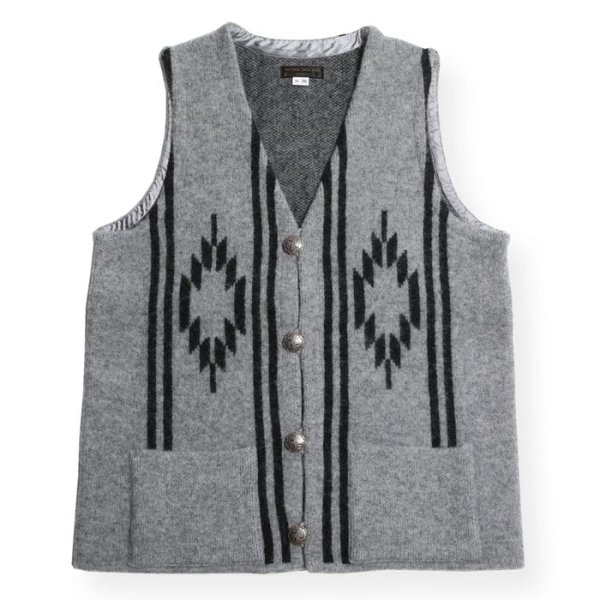 画像1: 【WESTRIDE/ウエストライド】 CHIMAYO VEST　GRAY (1)