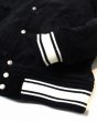 画像9: 【ViSE CLOTHING/バイスクロージング】k5L Corduroy Stadium Jacket　BLACK-WHITE (9)