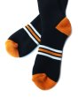 画像2: 【ViSE CLOTHING/バイスクロージング】Full Pile Socks　Black - Nt/Og (2)