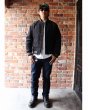 画像16: 【ViSE CLOTHING/バイスクロージング】k5L Corduroy Stadium Jacket　BLACK-GRAY (16)