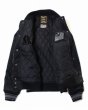 画像3: 【ViSE CLOTHING/バイスクロージング】k5L Corduroy Stadium Jacket　BLACK-GRAY (3)