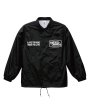 画像2: 【ViSE CLOTHING/バイスクロージング】25_FC-E Nylon Coach Jacket　BLACK (2)