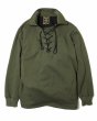 画像1: 【ViSE CLOTHING/バイスクロージング】RT Laceup Sweat　KHAKI (1)