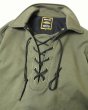 画像5: 【ViSE CLOTHING/バイスクロージング】RT Laceup Sweat　KHAKI (5)