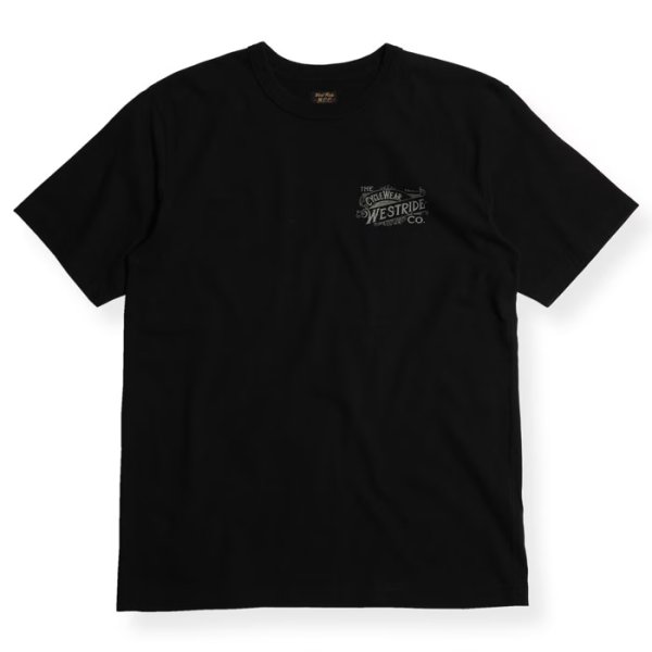画像1: 【WESTRIDE/ウエストライド】PT.TEE.25-01 BLACK (1)
