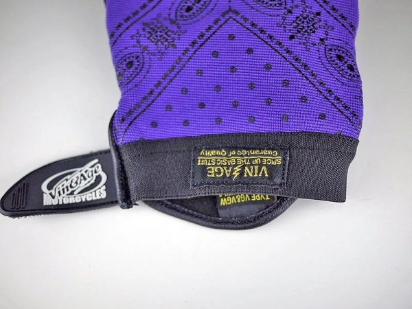 画像4: 【HEAD WAYZ/ヘッドウェイズ】TYPE VMG1 MECHANIC GLOVES　PURPLE (4)