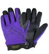 画像1: 【HEAD WAYZ/ヘッドウェイズ】TYPE VMG1 MECHANIC GLOVES　PURPLE (1)