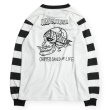 画像2: 【WESTRIDE/ウエストライド】POWER DRY BORDER SLEEVE LONG TEE　WHT/BLK (2)