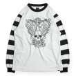 画像1: 【WESTRIDE/ウエストライド】POWER DRY BORDER SLEEVE LONG TEE　WHT/BLK (1)