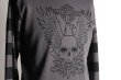 画像4: 【WESTRIDE/ウエストライド】POWER DRY BORDER SLEEVE LONG TEE　GRY/BLK (4)