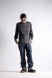 画像6: 【WESTRIDE/ウエストライド】POWER DRY BORDER SLEEVE LONG TEE　GRY/BLK (6)