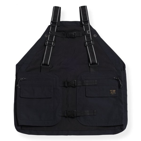 画像1: 【WESTRIDE/ウエストライド】ON THE ROAD VEST　BLACK (1)