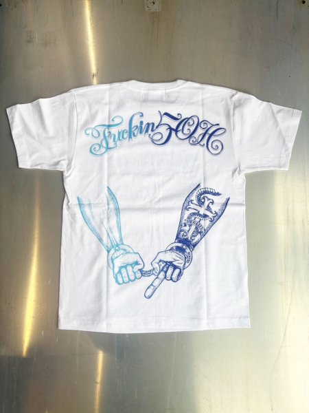 画像1: 【PARASITE/パラサイト】FUCKIN 5-OH S/S T-SHIRT　WHITE (1)