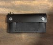 画像1: 【PARASITE/パラサイト】TRACKER LEATHER WALLET STANDARD　BLACK (1)