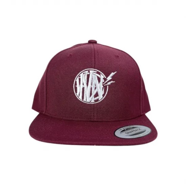 画像1: 【HWZN BROSS/ハウゼンブロス】MONOGRAM SNAPBACK CAP　MAROON (1)