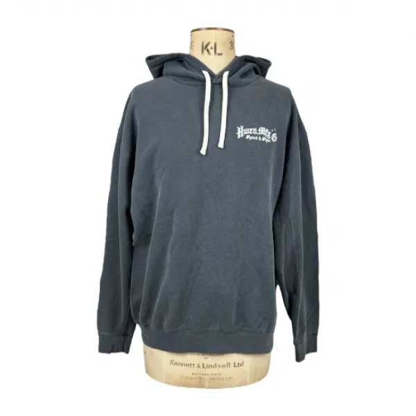 画像1: 【HWZN BROSS/ハウゼンブロス】Kustom Pinstripe Hoodie　PEPPER (1)