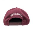 画像2: 【HWZN BROSS/ハウゼンブロス】MONOGRAM SNAPBACK CAP　MAROON (2)