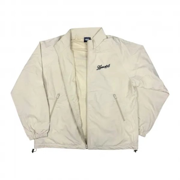 画像1: 【HWZN BROSS/ハウゼンブロス】LIGHTNING LOGO WATER REPELLENT TRACK JACKET　WHITE (1)