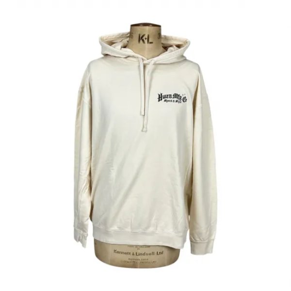 画像1: 【HWZN BROSS/ハウゼンブロス】Kustom Pinstripe Hoodie　NATURAL (1)